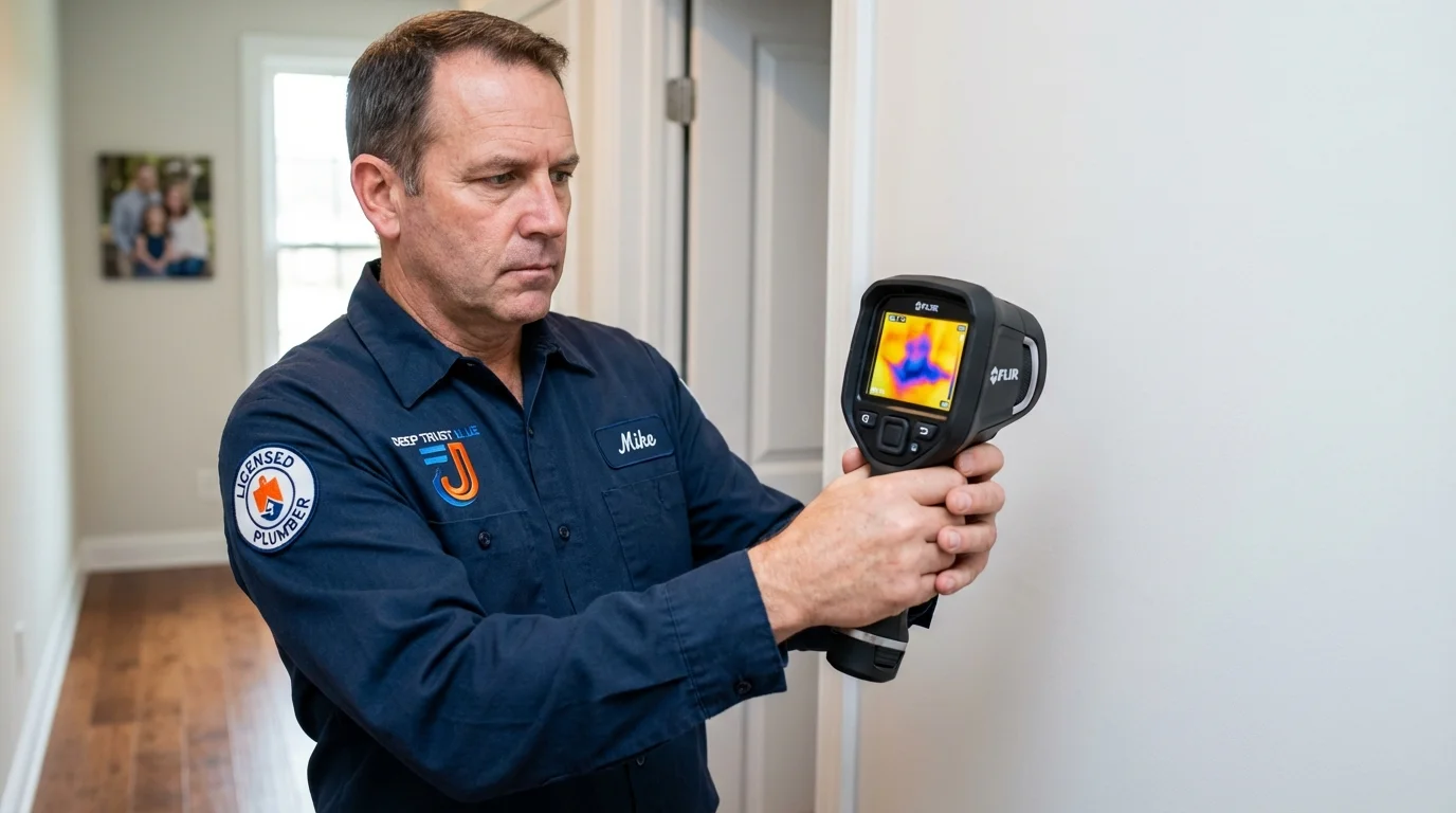 Thermal imaging leak detection by Johns Plumbing LLC in Wisconsin Rapids